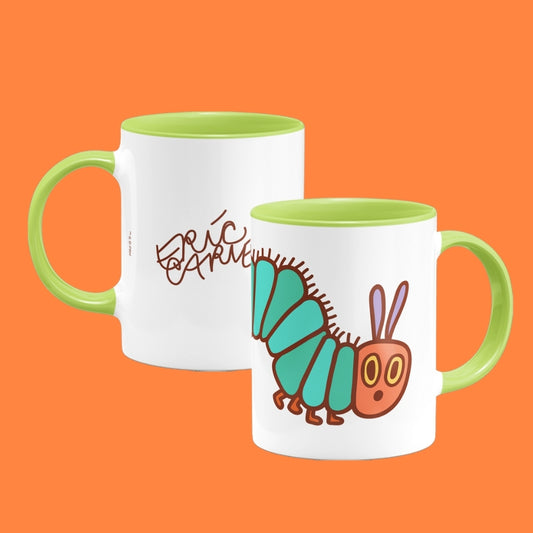 Doodle Caterpillar Coloured Mug