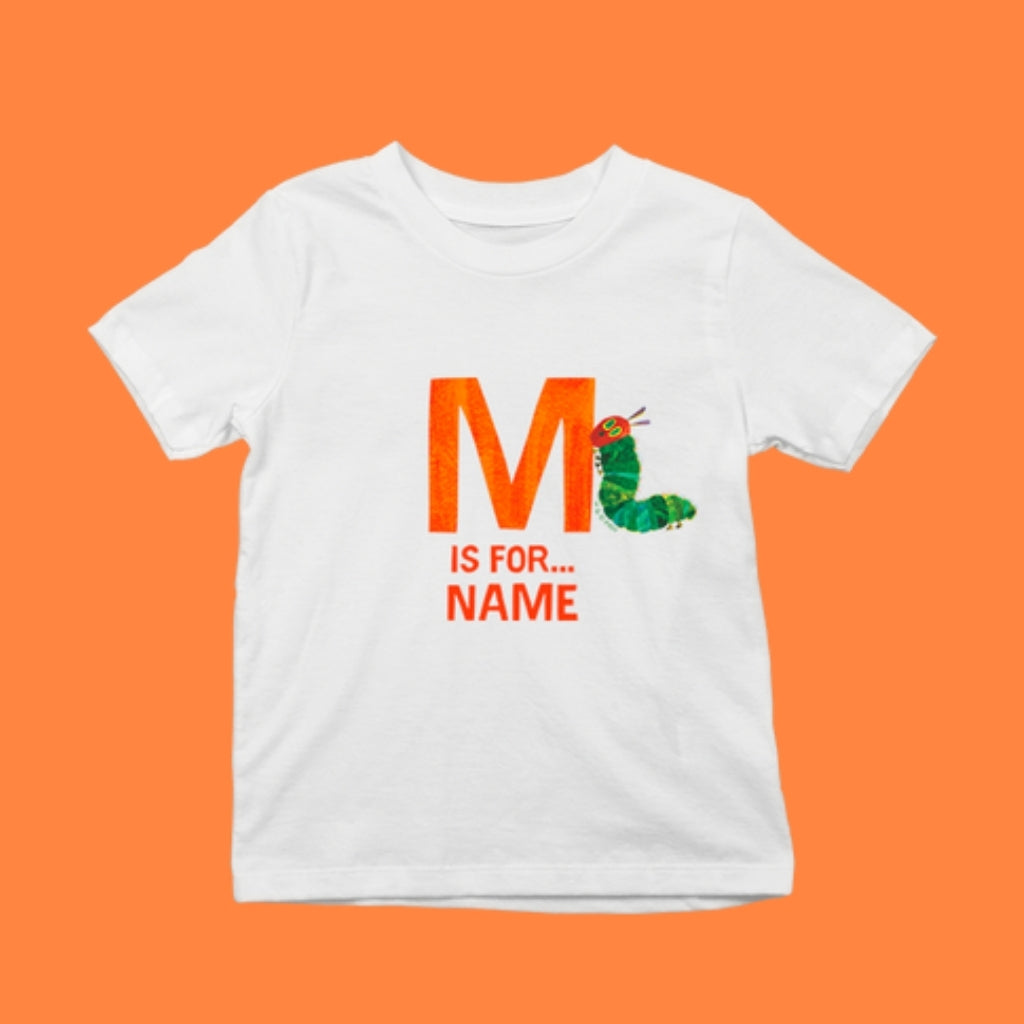 Orange Tissue Personalised A-M T-Shirt