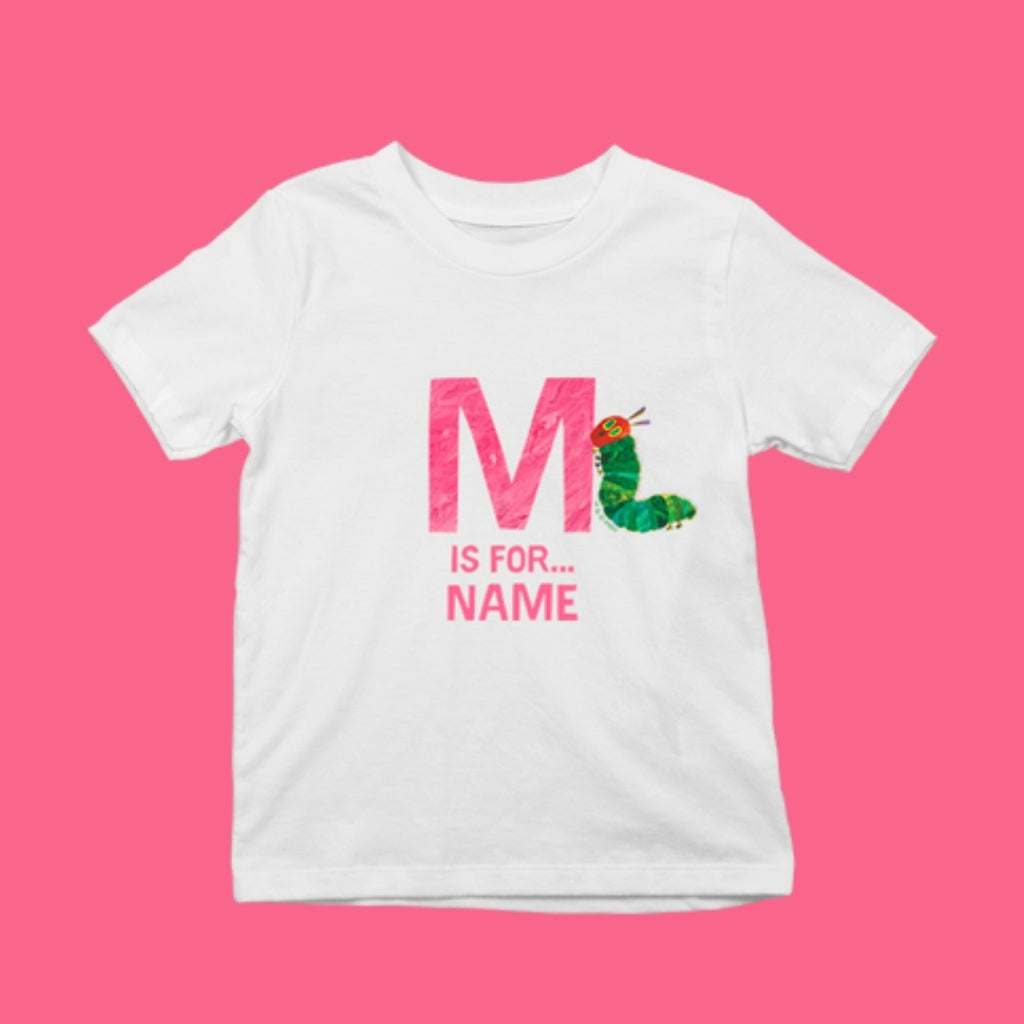 Pink Tissue Personalised A-M T-Shirt