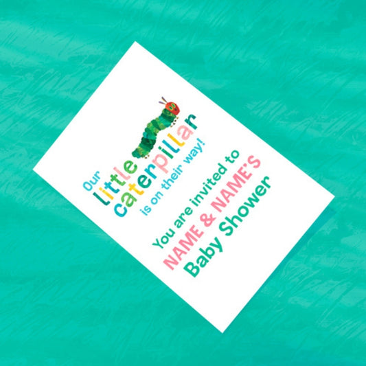 Baby Shower Invitation - Personalised Post Card