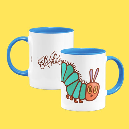 Doodle Caterpillar Coloured Mug