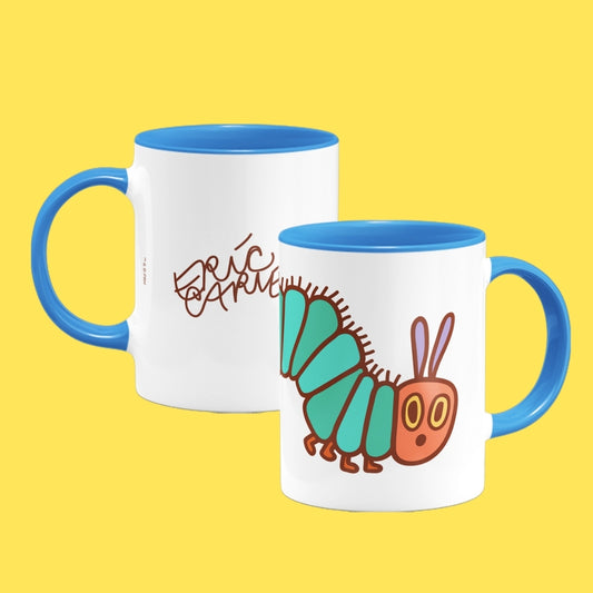 Doodle Caterpillar Coloured Mug