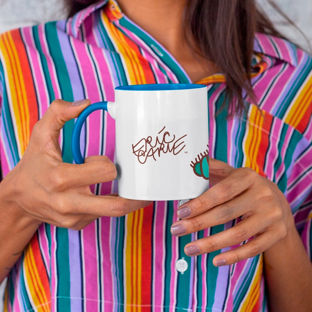 Doodle Caterpillar Coloured Mug