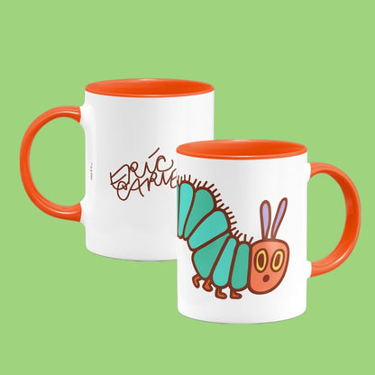 Doodle Caterpillar Coloured Mug