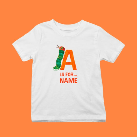 Orange Tissue Personalised A-M T-Shirt