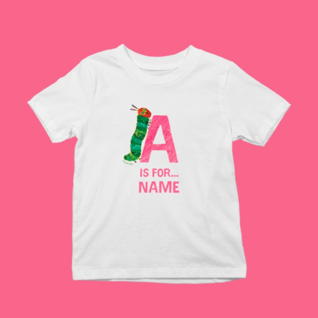Pink Tissue Personalised A-M T-Shirt