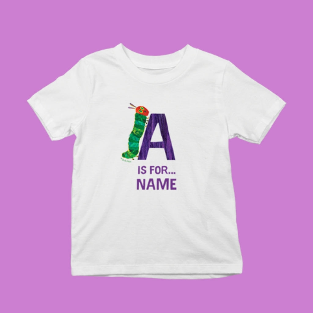 Purple Tissue Personalised A-M T-Shirt