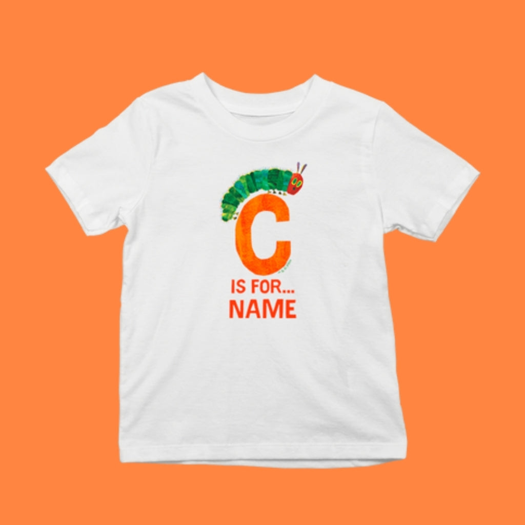 Orange Tissue Personalised A-M T-Shirt