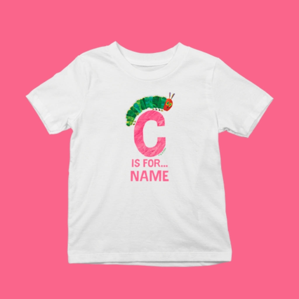 Pink Tissue Personalised A-M T-Shirt