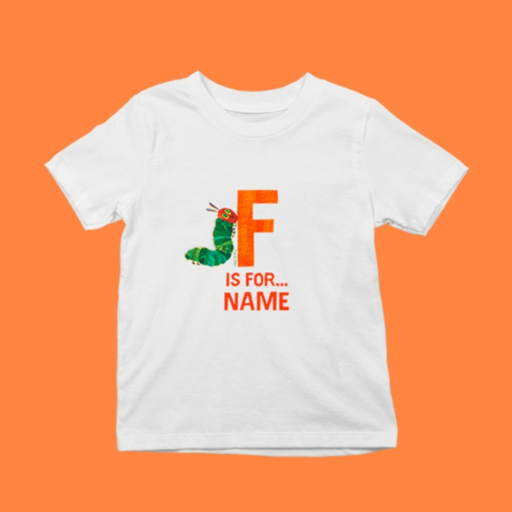 Orange Tissue Personalised A-M T-Shirt