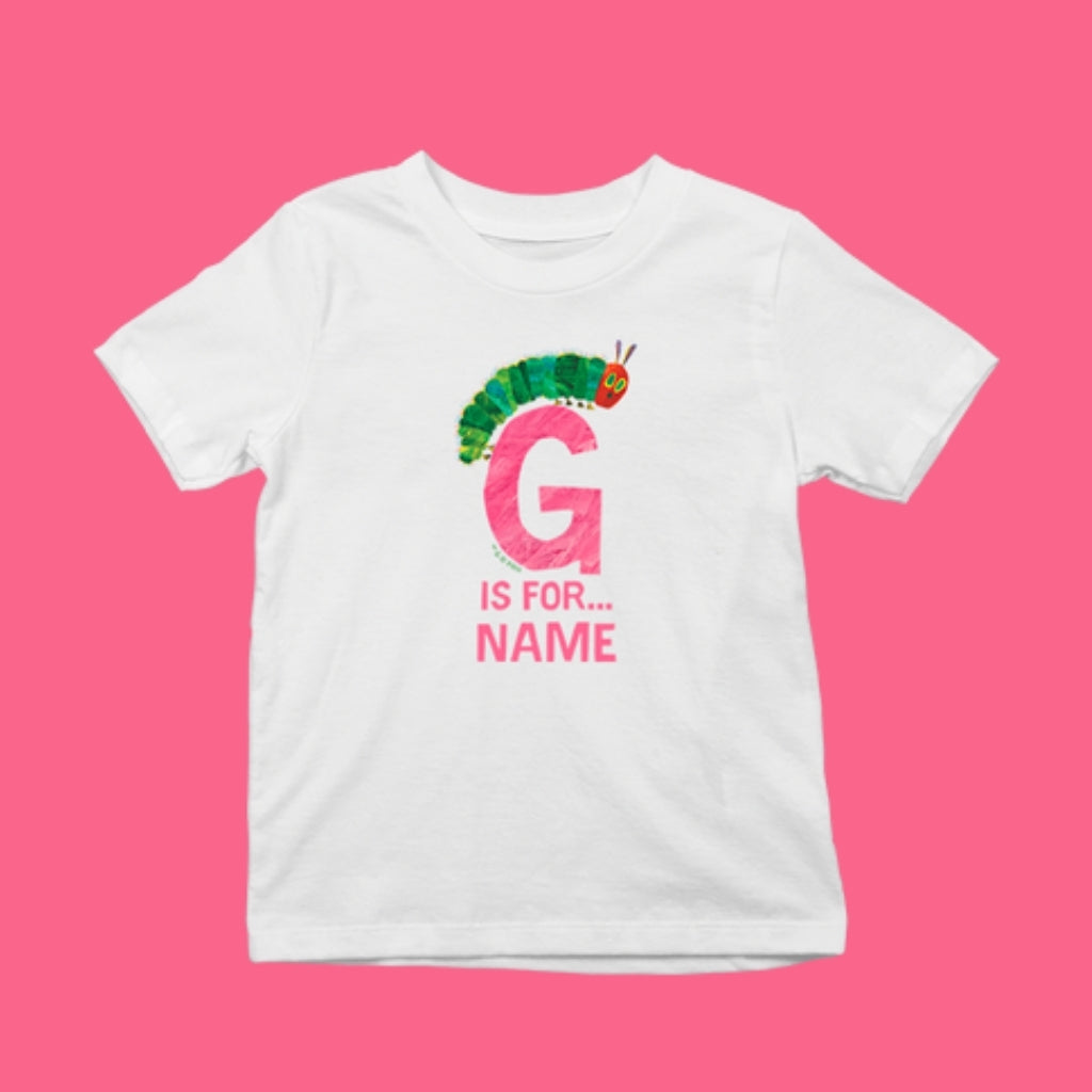 Pink Tissue Personalised A-M T-Shirt