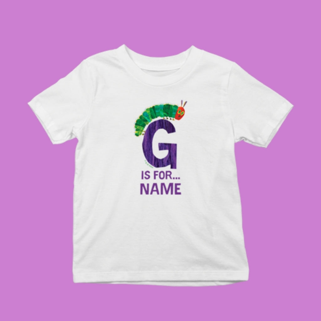 Purple Tissue Personalised A-M T-Shirt