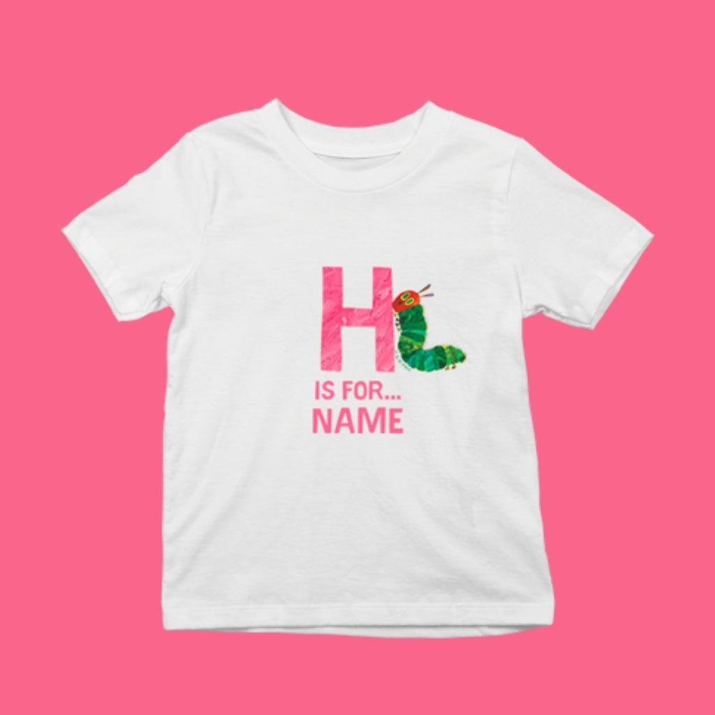 Pink Tissue Personalised A-M T-Shirt