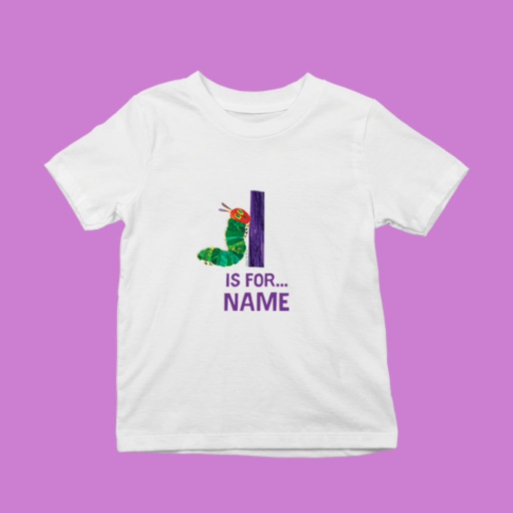 Purple Tissue Personalised A-M T-Shirt