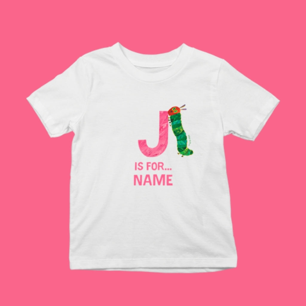 Pink Tissue Personalised A-M T-Shirt