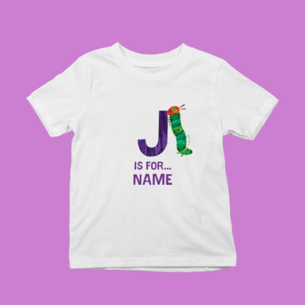 Purple Tissue Personalised A-M T-Shirt