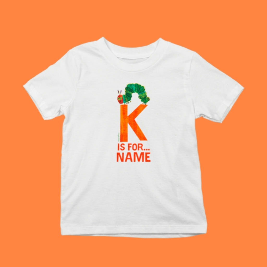 Orange Tissue Personalised A-M T-Shirt