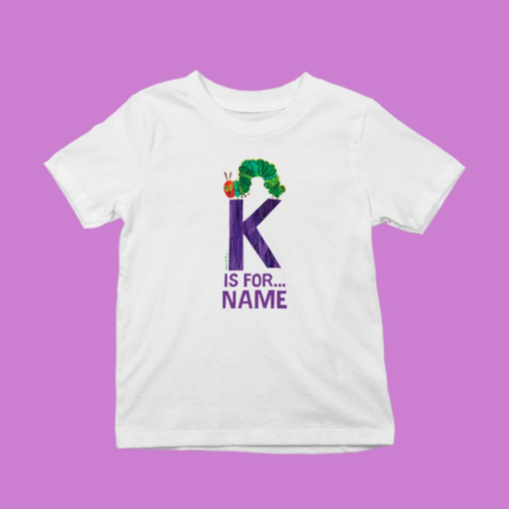 Purple Tissue Personalised A-M T-Shirt