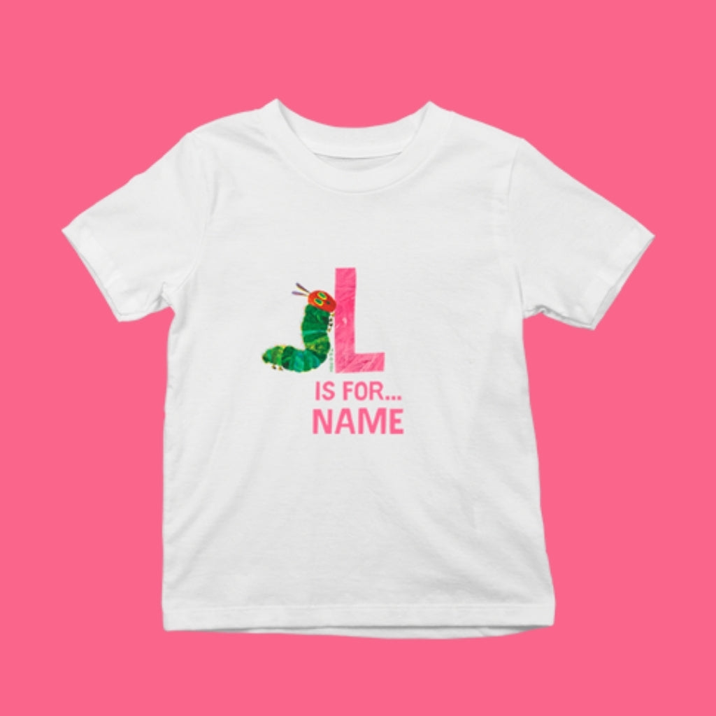 Pink Tissue Personalised A-M T-Shirt