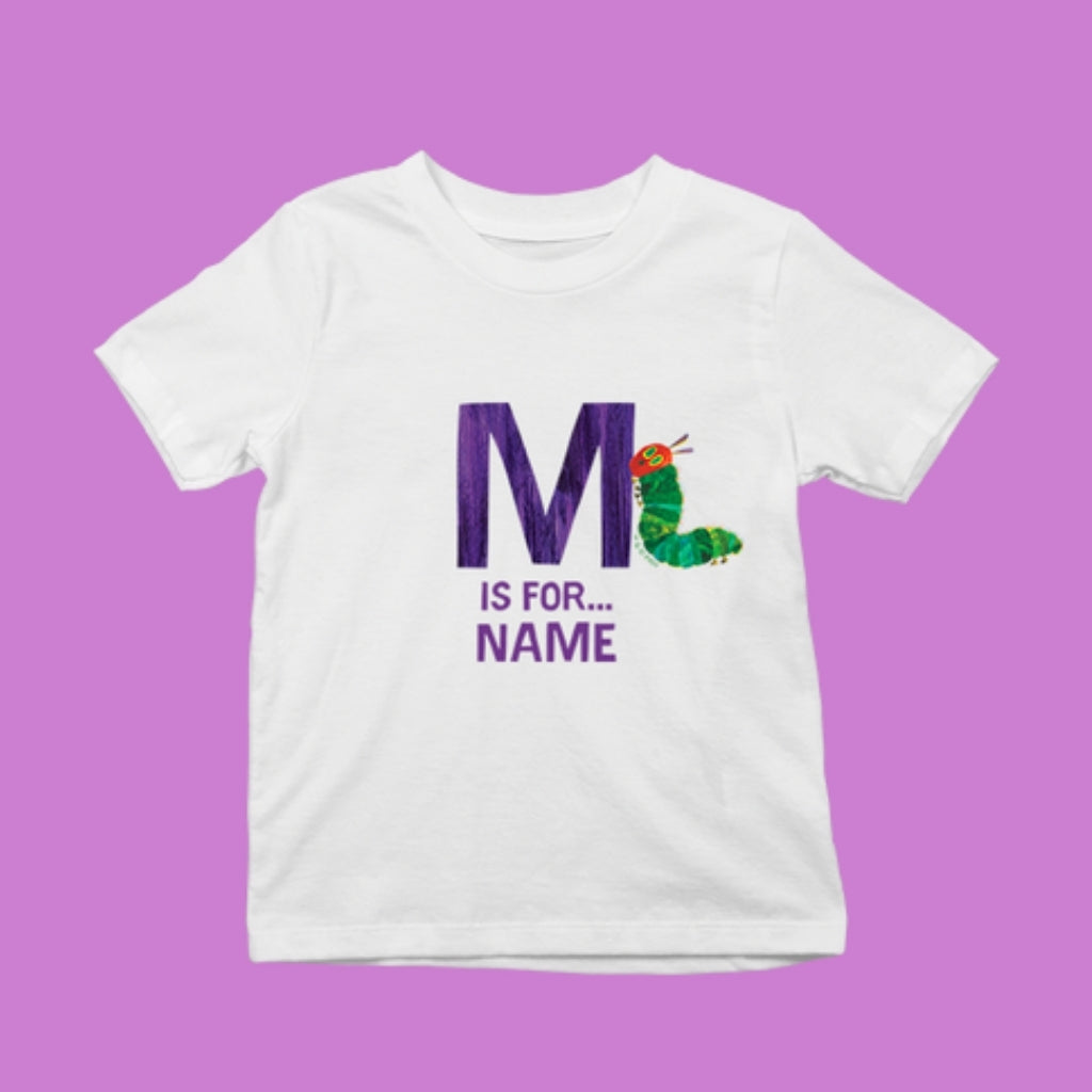 Purple Tissue Personalised A-M T-Shirt