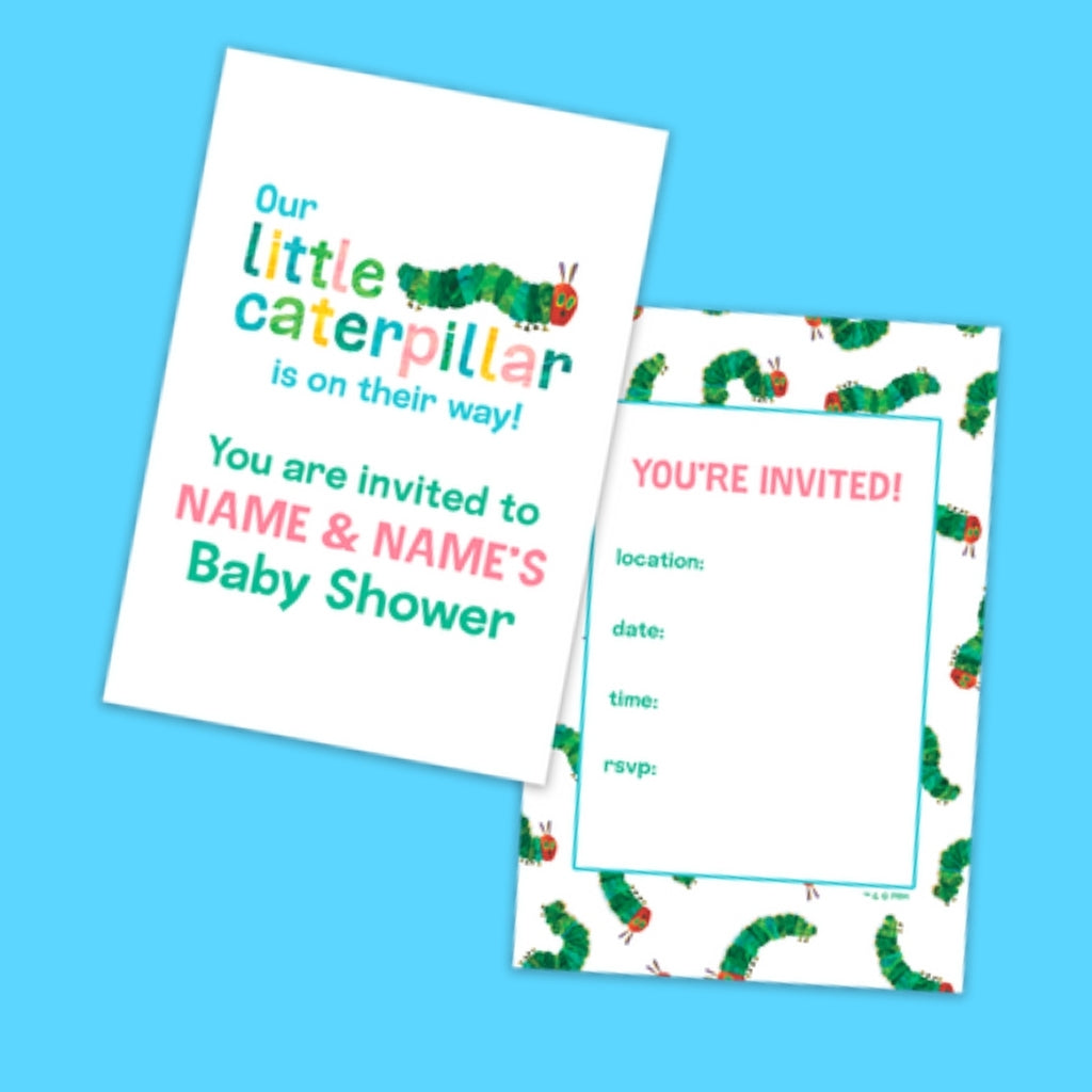 Baby Shower Invitation - Personalised Post Card
