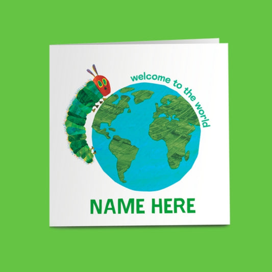 Welcome to the world Card - Personalised Greeting Card