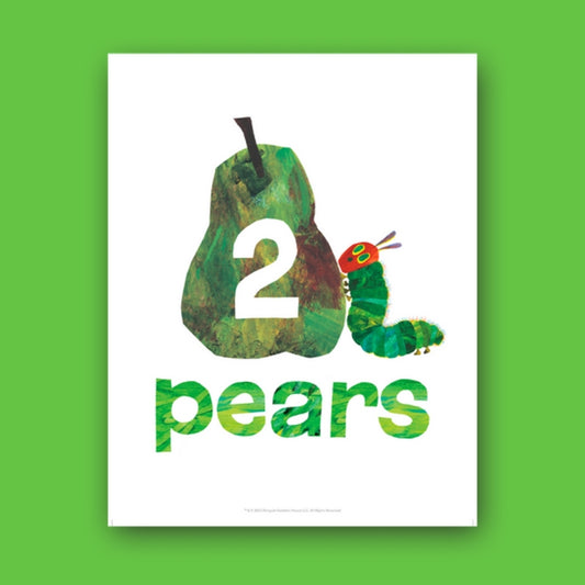 2 Pears Art Print