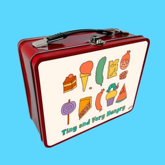 Tiny and Very Hungry Metal Lunch Box